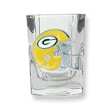 Green Bay Packers 2oz Square Shot Glass