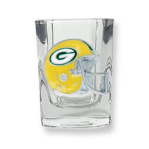 Green Bay Packers 2oz Square Shot Glass