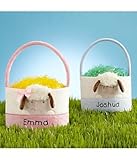 Personalized Baby's First Easter Lamb Baskets