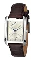 Accurist MS59Ii Gents Stainless Steel Dual Time  Brown Leather Strap Watch