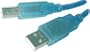 Vaster 20 Foot Gold USB 2.0 A/B Device and Extension Cable