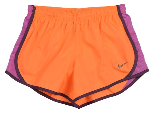Nike Girls Dri-Fit Tempo Track Running Shorts-Orange