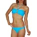 2PC SET Swim Wear: Womens Body Glove Comfortable & Soft, Desire Bandeau Top & Bottom Dri-Fit Surf Bikini Swimsuit (Size: S)