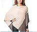 Celeste Ladies' Colorblock Cashmere Blend Travel Wrap Poncho