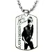 Justin Bieber Dogtag Pendant Necklace w/Chain and Giftbox