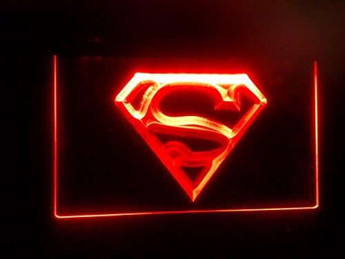 Superman Red Neon Light Sign by WorldLEDHouse