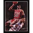 Michael Jordan (Dunking Over Ewing) Sports Poster Print - 11" X 17"