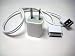 Apple USB Power Adapter Charger for iPhone iPod Ac Adapter Plug with Apple Dock Connector to USB Cable 2.0 Data Sync Cord