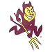 Arizona State Sun Devils NCAA 12 Car Magnet