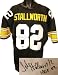John Stallworth Autographed/Hand Signed Pittsburgh Steelers Black Prostyle Jersey HOF02