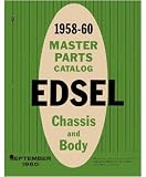 1958 1959 1960 EDSEL Parts Book List Guide Catalog