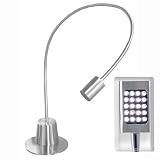 Adesso Eternity Extended Gooseneck Desk Lamp - Satin Steel