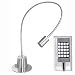 Adesso 5033-22 Eternity Extended Gooseneck Desk Lamp, Satin Steel