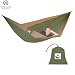 Hammock Bliss Double Wide Portable Hammock - Tan/Green