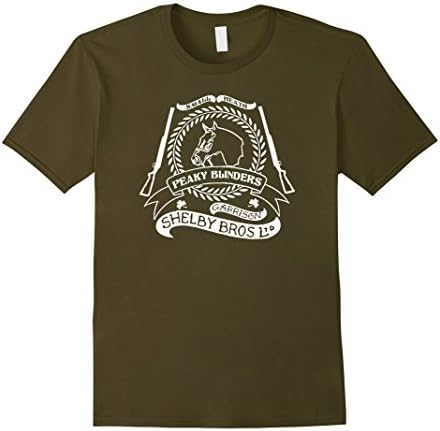 Men Womens Peaky Blinders T-shirts - Male Large - Olive