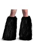 Faux Fur Boot Sleeves (Black/Fur;One Size)