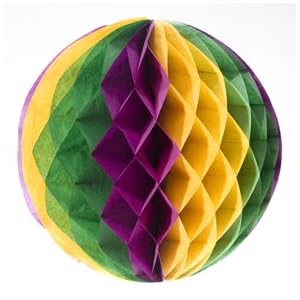 Click to buy Mardi Gras Art Tissue Ballfrom Amazon!