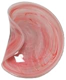 Colorful Recycled Art Glass Rouge Pinch Bowl 11.75"D