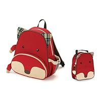 Skip Hop Zoo Backpack and Lunchie- Fox