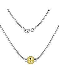 Cape Cod 14k Gold and Sterling Silver Necklace