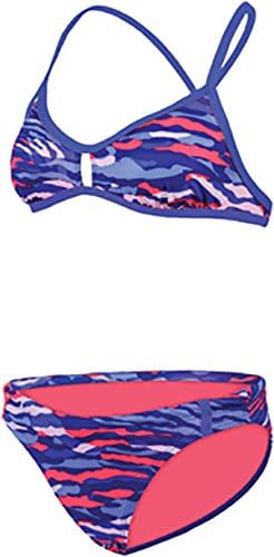 Dolfin 6510L-587 Bellas Cross Back Bikini - Prowler Blue Size M