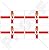 NORTHERN IRELAND Flag, Ulster Banner UK 2" (50mm) Vinyl Bumper-Helmet Stickers, Decals x4