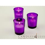 purple candle sticks