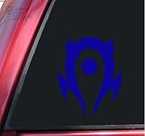 World of Warcraft Horde Vinyl Decal Sticker - Blue
