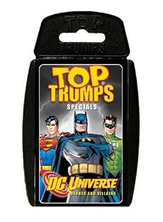 TOP TRUMPS DC UNIVERSE HEROES AND VILLAINS FAVOURITE TRAVEL GAME