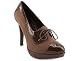PATENT OXFORD HEEL 7 CHOC