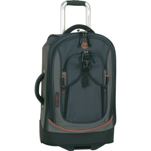 Timberland Luggage Claremont 21-Inch Upright Carry On Bag, Navy/Black/Burnt Orange, One Size Timberland Luggage Claremont 21-Inch Upright Carry On Bag, Navy/Black/Burnt Orange, One Size