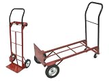 Convertible Two-Way Hand Truck and 4-Wheel Cart - 30-Second Conversion!