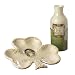 Grasslands Road Celtic Milk Jug And Shamrock Cookie Plate For Santa Set, Gift Boxed with 2-Inch Ceramic Knot Ornament Charm
