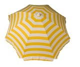 The Green Room SPF 50 Large Beach CABANA Striped Umbrella Sling Pack, 72 Span