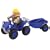 Bob the Builder Friction-Powered Scrambler with Trailer and Bob Figure