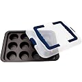 Dr. Oetker 2476 Muffinblech 12-er mit Transporthaube