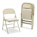 Steel Folding Chairs with Padded Seat