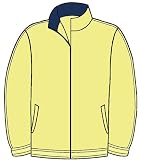 Ladies pique jacket in Lemoncello, Size S