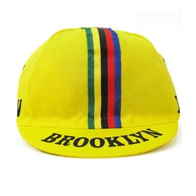 Giordana 2013/14 Brooklyn Team Cycling Cap - World Stripes - gi-s2-coca-brok