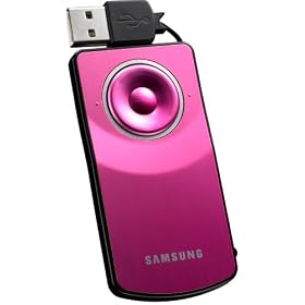 Samsung UM 10 Patented Wheel Key Wired Mouse with Auto Retractable USB Cable in Fashion Pink Coloring for use with Windows 98SE/ ME/2000/ XP/Vista