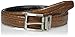 Stacy Adams Men's 30mm Croco Embossed Genuine Leather With Twist Reversible Belt