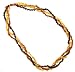 3 Strands of Light-Medium-Dark Baltic Amber Chips - 22 Inches