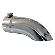 MBRP T5081 Diesel Exhaust Tip 4 O.D. Turn Down 12 length, 4 inlet clampless, no weld install