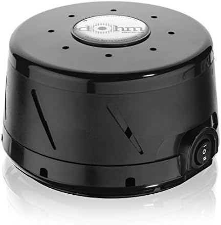 Dohm Black Marpac Dual Speed Sound Conditioner with UK Plug by Dohm