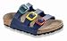 Birkenstock Slipper ''Florida'' aus Birko-Flor in blau mit normalem Fussbett