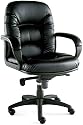 Alera NI42CS10B Nico Mid-Back Swivel/Tilt Chair, Black