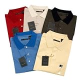 Greg Norman Big & Tall Short Sleeve Nailhead Golf Shirt