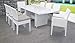 TK Classics MIAMI-DTREC-KIT-6ADC2DCC-ARUBA Miami Dining Set, ARUBA