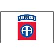 82nd Airborne Flag 3ft x 5ft Polyester