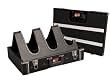 Gator Cases GW-Gig box JR Compact Wooden 3 Guitar Stand and Pedal Board Black